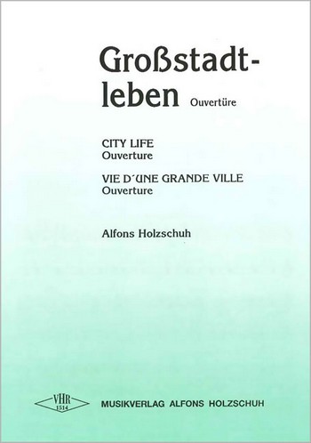 Grossstadtleben Ouvertüre  für Akkordeon (mit 2. Stimme)  