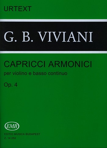 Capricci armonici op.4  per violino e bc  