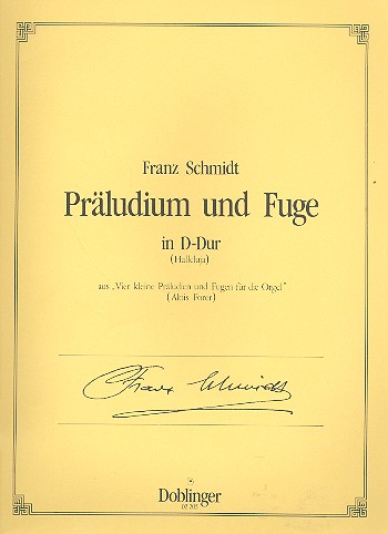 Präludium und Fuge D-Dur  für Orgel  4 kleine Präludien und Fugen Nr.4