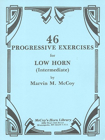 46 progressive Exercises for  low horn (intermediate)  