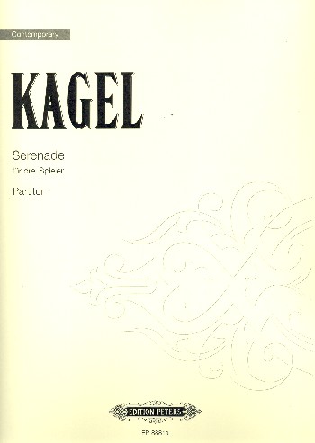 Serenade für 3 Spieler&nbsp;&nbsp;(Flöte, Ukulele, Gitarre, Tenorbanjo, Mandoline, Schlagzeug)&nbsp;&nbsp;Partitur