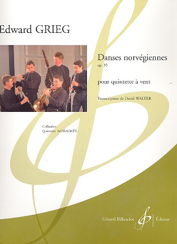 Danses norvégiennes op.35&nbsp;&nbsp;pour quintette a vent&nbsp;&nbsp;partition et parties