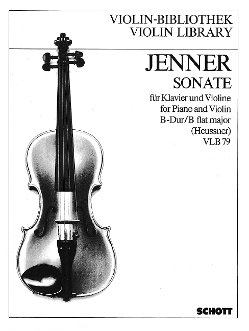 Sonate B-Dur  für Violine und Klavier  