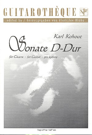 Sonate D-Dur&nbsp;&nbsp;für Gitarre&nbsp;&nbsp;