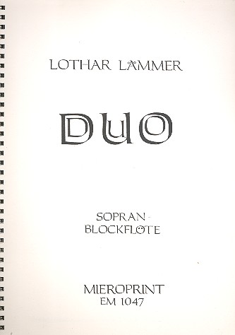 Duo für Sopranblockflöte und Klavier    