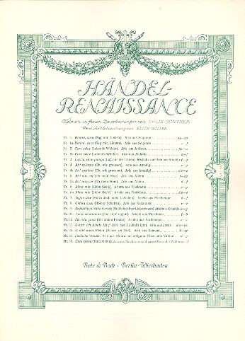 Alma mia  für Gesang (hoch) und Klavier  