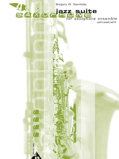 Jazz Suite  for saxophone ensemble (AATT/AAAT/ATTT)  score and parts