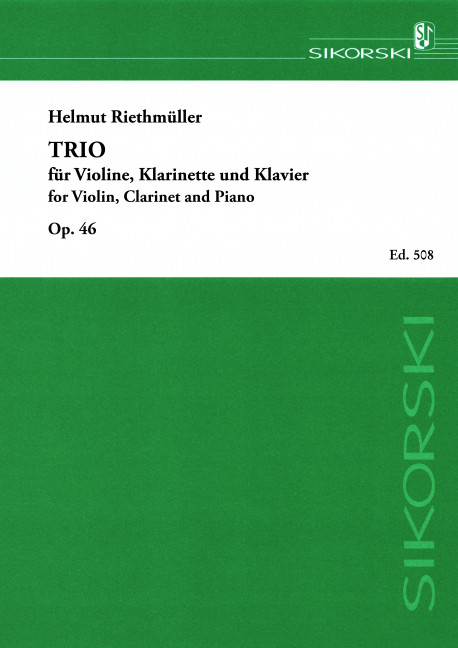 Trio op.46 für Violine,&nbsp;&nbsp;Klarinette und Klavier&nbsp;&nbsp;