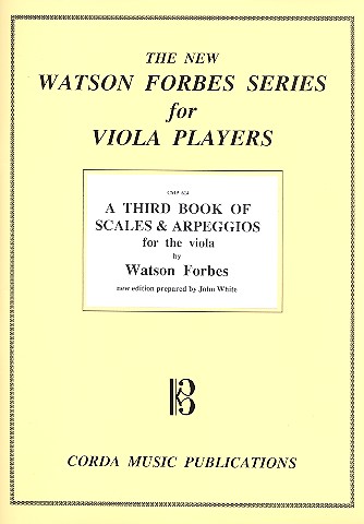 A third Book of Scales and  arpeggios for viola  