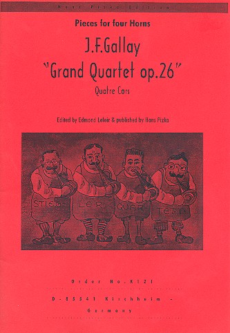 Grand quartet op.26&nbsp;&nbsp;für 4 Hörner&nbsp;&nbsp;Partitur und Stimmen