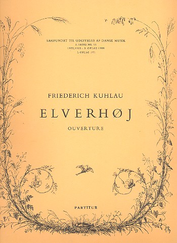 Ouverture to Elverhoj for orchestra&nbsp;&nbsp;score&nbsp;&nbsp;