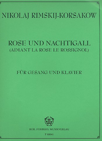 Rose und Nachtigall op.2,2&nbsp;&nbsp;für Gesang und Klavier&nbsp;&nbsp;(dt/fr/russ)