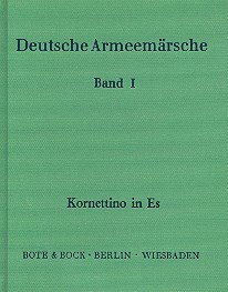 Deutsche Armeemärsche Band 1  für Blasorchester  Kornettino in Es