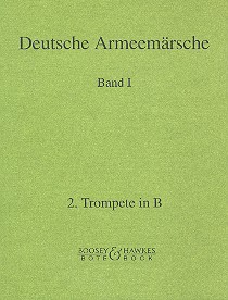 Deutsche Armeemärsche Band 1  für Blasorchester  Trompete 2