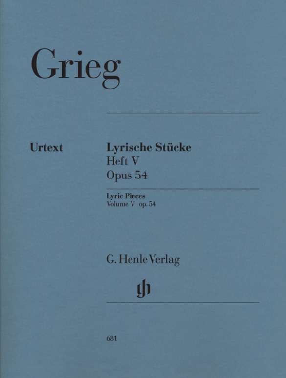 Lyrische Stücke op.54 Band 5&nbsp;&nbsp;für Klavier&nbsp;&nbsp;