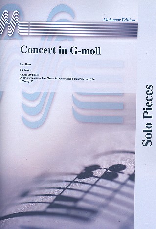 Concert g-Moll für Oboe und Klavier  (Klarinette / Sax ad lib)  