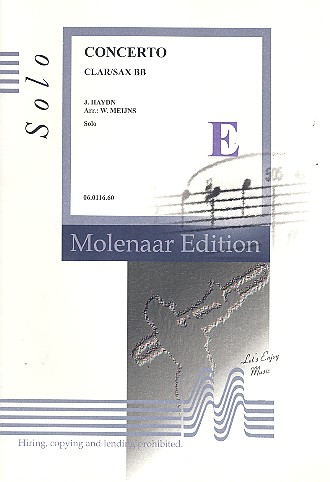 Concerto pour clarinette ou  saxophone soprano et piano  