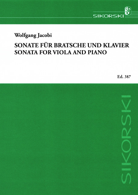 Sonate für Viola und Klavier    