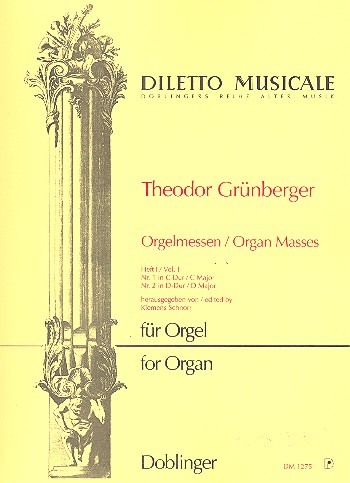 Orgelmessen Band 1 (Nr.1-2)&nbsp;&nbsp;für Orgel solo&nbsp;&nbsp;