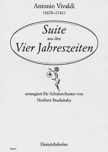Suite aus den vier Jahreszeiten&nbsp;&nbsp;für Schulorchester&nbsp;&nbsp;Partitur