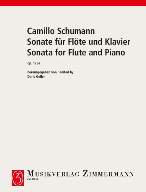 Sonate op.123a  für Flöte und Klavier  