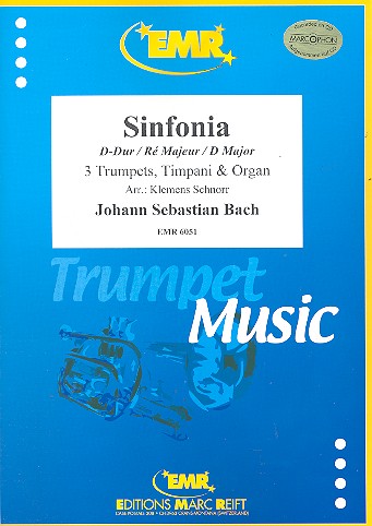 Sinfonia D-Dur BWV29,1 für&nbsp;&nbsp;3 Trompeten, Pauken und Orgel&nbsp;&nbsp;