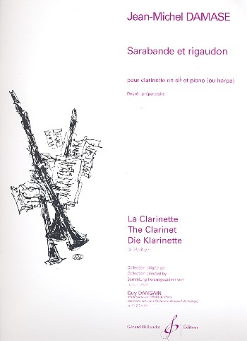 Sarabande et rigaudon pour&nbsp;&nbsp;clarinette et piano ou harpe&nbsp;&nbsp;