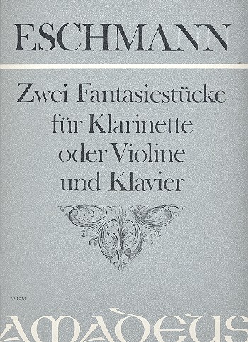 2 Fantasiestücke op.9 für  Klarinette (Violine) und Bc  