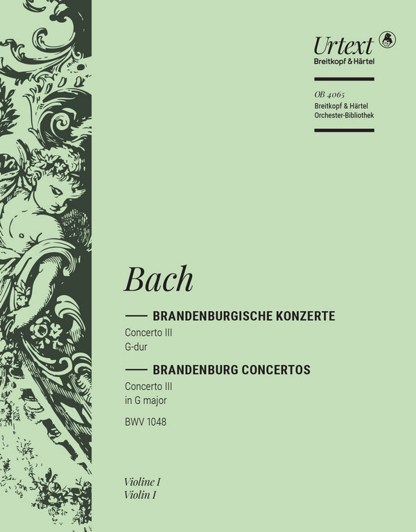 Brandenburgisches Konzert G-Dur Nr.3 BWV1048&nbsp;&nbsp;für Streicher&nbsp;&nbsp;Violine 1