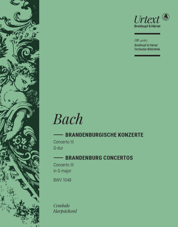 Brandenburgisches Konzert G-Dur Nr.3 BWV1048&nbsp;&nbsp;für Streicher&nbsp;&nbsp;Cembalo