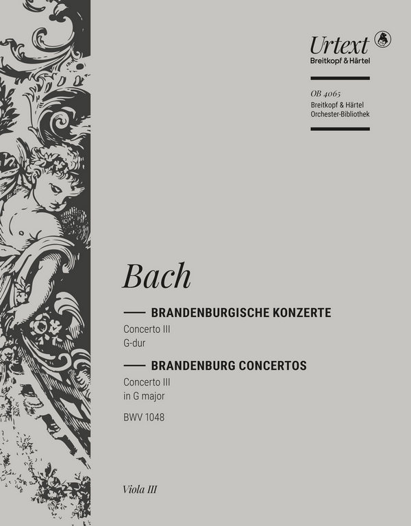 Brandenburgisches Konzert G-Dur Nr.3 BWV1048&nbsp;&nbsp;für Streicher&nbsp;&nbsp;Viola 3