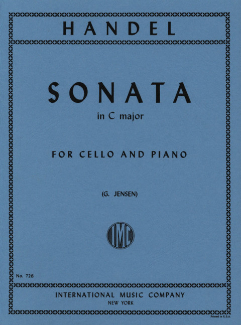 Sonata in C major&nbsp;&nbsp;for violoncello and piano&nbsp;&nbsp;