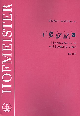 Vezza for cello and speaking voice  (1 player)  