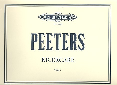 Ricercare&nbsp;&nbsp;für Orgel&nbsp;&nbsp;