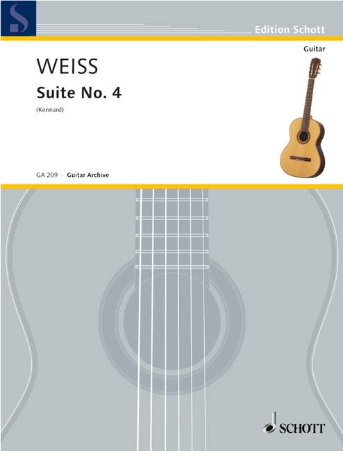 Suite A-Dur Nr. 4  für Gitarre  