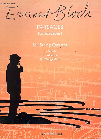 Paysages (landscapes)  for string quartet  score and parts