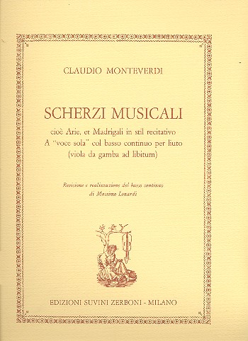 Scherzi musicali &nbsp;&nbsp;per voce sola col bc per liuto (vla da gamba ad lib.)&nbsp;&nbsp;lonardi, m., rev.