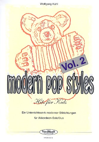 Modern Pop Styles vol.2  für Akkordeonduo  Spielpartitur