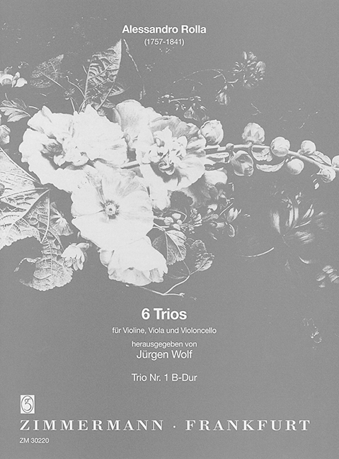 Streichtrio B-Dur Nr.1    Partitur und Stimmen