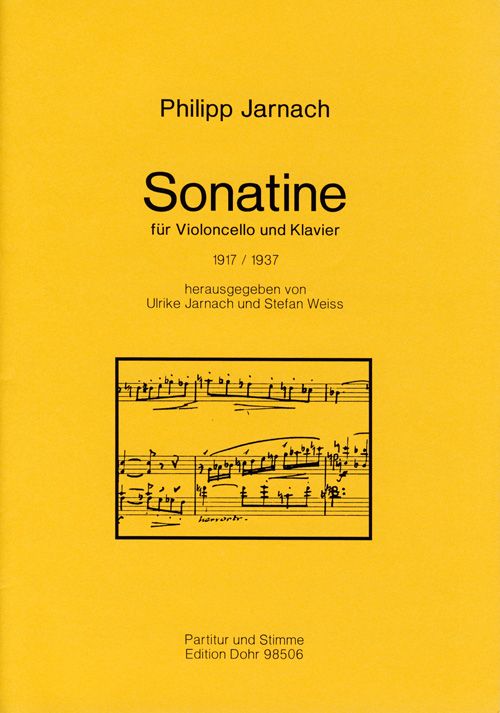 Sonatine für Violoncello und  Klavier (1917/1937)  