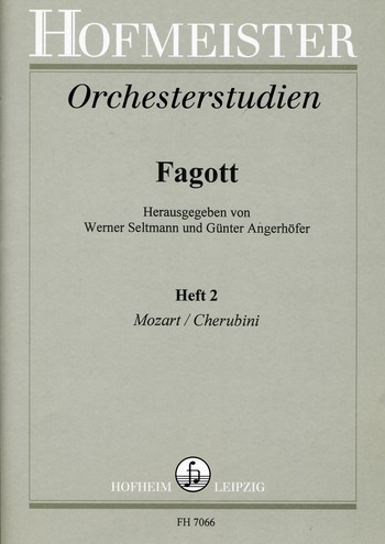 Orchesterstudien für Fagott Band 2&nbsp;&nbsp;Mozart und Cherubini&nbsp;&nbsp;
