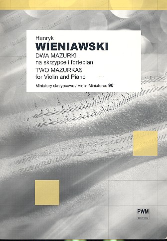 2 Mazurken op.12  for violin and piano  