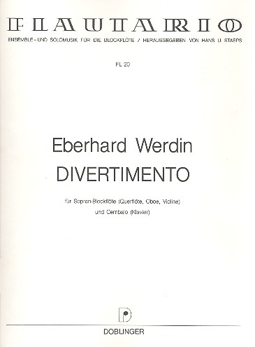 DIVERTIMENTO  FUER SOPRANBLOCK-  FLOETE (FL/OB/VL) UND CEMBALO (KLAVIER)  FLAUTARIO 20