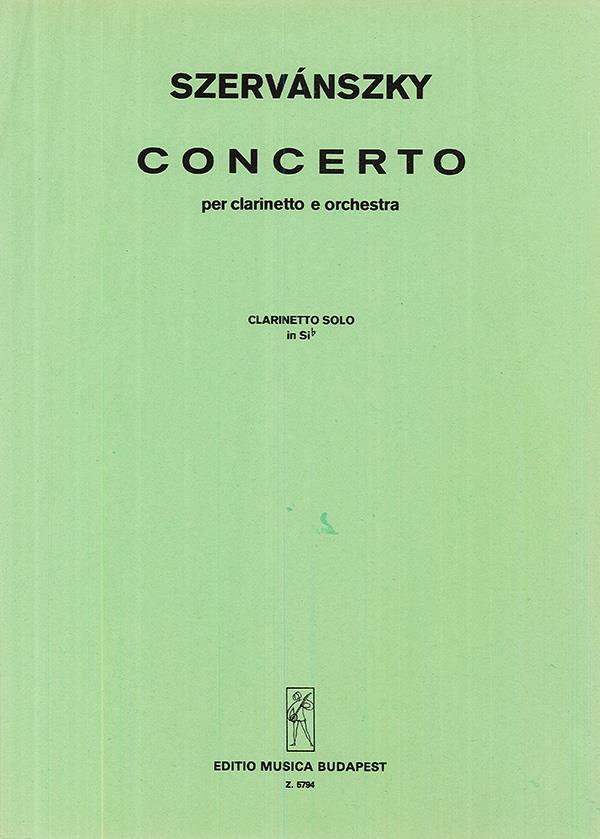 Konzert für Klarinette und Orchester  Soloklarinette  