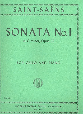 Sonata c minor no.1 op.32&nbsp;&nbsp;for violoncello and piano&nbsp;&nbsp;