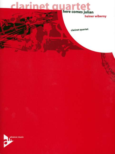 Here comes Julian for&nbsp;&nbsp;for 4 clarinets&nbsp;&nbsp;score and parts