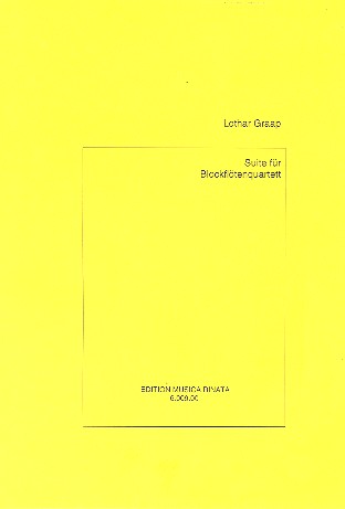 Suite&nbsp;&nbsp;für 4 Blockflöten (SATB)&nbsp;&nbsp;Partitur
