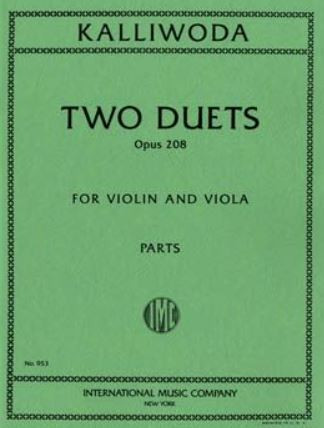 Duets op.208  for violin and viola  HERMANN, ED.