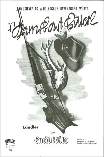S Gambsbart-Hüterl Ländler  für diatonische Handharmonika  (mit 2. Stimme)