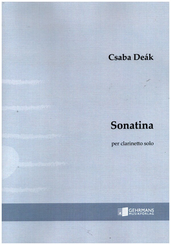Sonatina per clarinetto solo&nbsp;&nbsp;&nbsp;&nbsp;